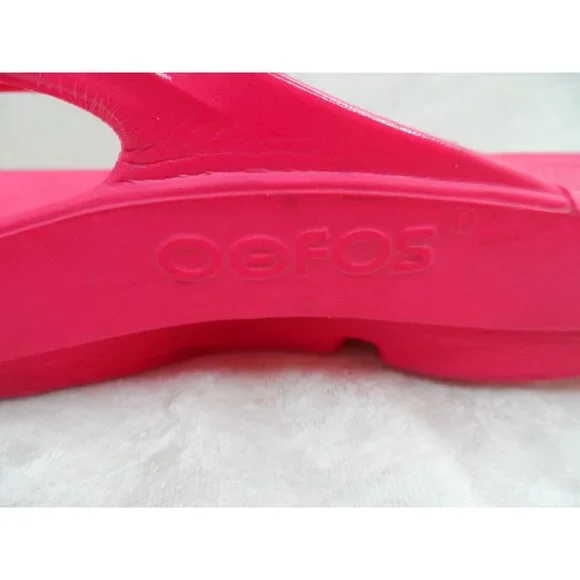 OOFOS Women's OOlala Light Weight Recovery Pink Thong Flip-Flip Sandals Size 5 - Picture 6 of 9